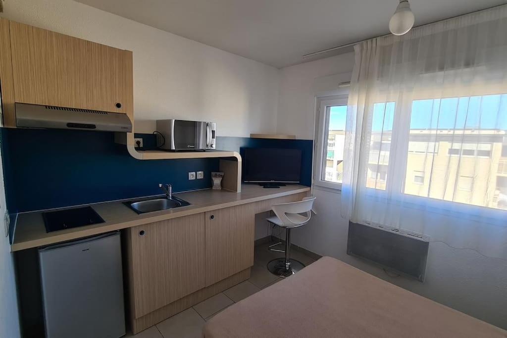 310 Studio Cosy Perpignan Pte Espagne Buitenkant foto